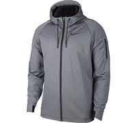 Nike M NK THRMA SPHR JKT HD FZ Veste de Sport Homme, Iron Grey/Black/(Black), FR : M (Taille Fabricant : M)
