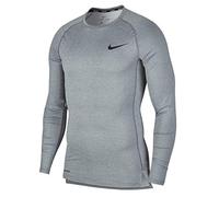 Nike M NP Top Ls Tight T-Shirt à Manches Longues Homme Smoke Grey/Lt Smoke Grey/(Black) FR: 2XL (Taille Fabricant: 2XL)