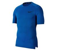 Nike M NP Top SS Tight T-Shirt Homme Game Royal/(Black) FR: L (Taille Fabricant: L)