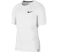 Nike M NP Top SS Tight T-Shirt Homme White/(Black) FR: L (Taille Fabricant: L)