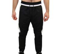 Nike M NSW AIR Pant WVN Pantalon de Sport Homme, Black/White/Black/(University Red), FR : L (Taille Fabricant : L)