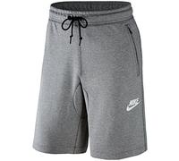 Nike M NSW Av15 FLC Pantalon Court, Homme, Gris (DK Grey Heather/Black/Black/White), XL