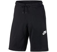 Nike M NSW Av15 Short FLC Short pour Homme S Noir (Noir/Blanc)