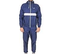 Nike M NSW CE TRK Suit HD WVN Survêtement Homme, Midnight Navy/White/Midnight Navy/(White), FR : XS (Taille Fabricant : XS)
