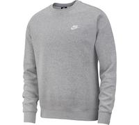 Nike M NSW Club CRW BB T-Shirt à Manches Longues Homme DK Grey Heather/(White) FR: L (Taille Fabricant: L-T)