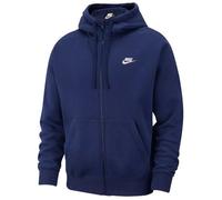 Nike M NSW Club Hoodie FZ BB Sweat-Shirt Homme Midnight Navy/Midnight Navy/(White) FR: 2XL (Taille Fabricant: 2XL)