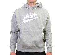 Nike M NSW Club Hoodie PO BB GX Sweatshirt Homme, DK Grey Heather/Matte Silver/White, XXL