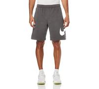 Nike M NSW Club Short BB GX Sport Homme, Charcoal Heathr/White/(White), FR : XL (Taille Fabricant : XL-T)