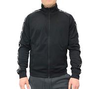 Nike M NSW HBR JKT PK STMT Veste Homme, Black/Black/White/Black, FR : S (Taille Fabricant : S)