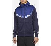 NIKE M NSW Repeat PK FZ Hoodie Blackened Blue/Deep Royal Blue Blau MIT