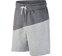 Nike M NSW Swoosh Short FT Shorts de Sport Homme Charcoal Heathr/University Red FR : XL (Taille Fabricant : XL)