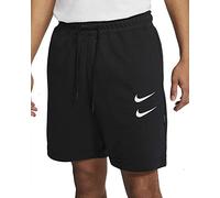 Nike M NSW Swoosh Short FT Sport Homme, Black/(White), FR : 3XL (Taille Fabricant : 3XL)