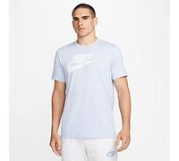 Nike M NSW T Shirt Icon Futura Light Marine/White XS