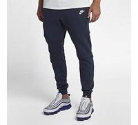 Nike M NSW TCH FLC JGGR Pantalon de Sport Homme Obsidian/(White) FR: 4XL (Taille Fabricant: 4XL)