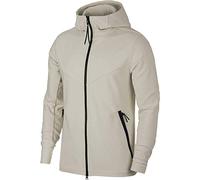 Nike M NSW TCH PCK Hoodie FZ Knit Sweat-Shirt Homme, Light Bone/Sail/Black, FR : XL (Taille Fabricant : XL)