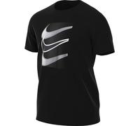 NIKE M NSW Tee 12MO Swoosh T-Shirt, Noir, Medium Homme