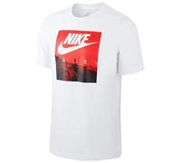 Nike M NSW Tee AIR Photo T-Shirt Homme, White, FR : L (Taille Fabricant : L)