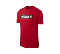 Nike M NSW Tee Swoosh Bmpr Stkr T-Shirt Homme University Red/(White) FR: 3XL (Taille Fabricant: 3XL)