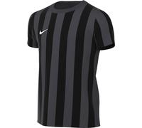 Nike Maillot à manches courtes Striped Division IV en jersey - Unisexe, Mixte enfant, CW3819-060, Anthracite/noir/blanc, 7-8 ans