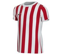 Nike Maillot à manches courtes Striped Division IV en jersey - Unisexe, Mixte enfant, CW3819-104, Blanc/rouge/noir., 8-10 ans
