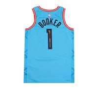 Nike - Maillot City Edition Devin Booker - Homme - Sport - Bleu - Taille: S