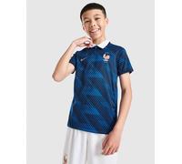 NIKE T-Shirt fonctionnel 'FFF' bleu / bleu foncé / cuivre / blanc, Taille 122-128