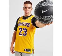 Nike Maillot NBA LA Lakers James #23 Homme - Jaune XXL