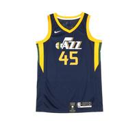 Nike - Maillot Swingman de Basketball Donovan Mitchell - Homme - Sport - Bleu - Taille: L