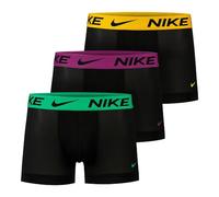 Nike Male-Adult ADV Micro Boxer 3 Units Ankle, Black/LSR RNG WB/Green Shck WB/Vtck WB, L EU