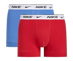 Nike Male-Adult E-Day Stretch Boxer 2 Units Ankle, Star Blue/Uni Red/White WB, L EU
