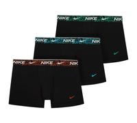 Nike Male-Adult Eday Stretch Boxer 3 Units M Ankle, Black/Pcnt Red/Aquas Blue/Stdm Green/LG WB, M EU