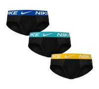 Nike Male-Adult Essential Micro Slip 3 Units M Ankle, Black/LSR Orange/Dsty Cactus/CRT Blue, M EU