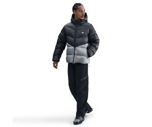 Nike Manteau d'Hiver Coupe-Vent Doudoune - Gris/Blanc X-Large