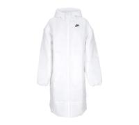 Nike, Femme, Manteaux, Blanc, Taille: 38 FR Manteau Long Duvet Parka Classique Blanc/Noir