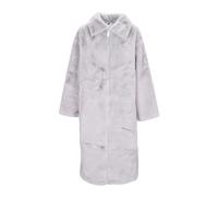 Nike - Manteau Long en Fausse Fourrure avec Fermeture Éclair - Femme - Manteaux - Blanc - Taille: 38 FR