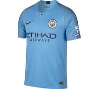 Nike MCFC m NK BRT stad JSY Maillot SS HM -, Homme, Bleu (Field Blue/Midnight Navy)