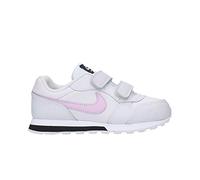 Nike MD Runner 2 (PS) Chaussures de Gymnastique, Photon Dust/Lilac glacé/Off Noir/Blanc, 34 EU