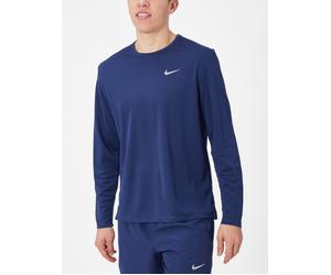 Nike Men Basic DF Miler HZ LS Top Navy M