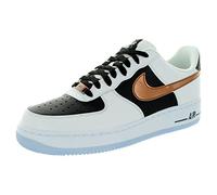 Nike Men's Air Force 1 White/Copper/Black Basketball Shoe 10.5 Men US
