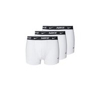 Nike Everyday Cotton Strech Trunk Caleçon Pack De 3 Hommes - Blanc , Noir, Taille XL