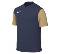 Nike Mens Jersey M NK DF Tiempo Prem II JSY SS, Midnight Navy/Jersey Gold/White, DH8035-411, M