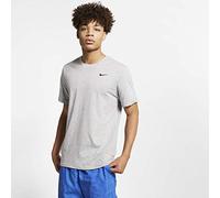NIKE T-Shirt fonctionnel gris chiné / noir, Taille L