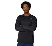 Nike Legend Long Sleeve T-Shirt Mens Noir/Argent 2XL Male