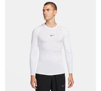 Nike Men's Shirt M NP DF Tight Top Ls, White/Black, FB7919-100, S