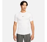 Nike Men's Shirt M NP DF Tight Top SS, White/Black, FB7932-100, XL