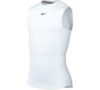 Nike Men's Shirt M NP DF Top SL Tight, White/Black, FB7914-100, L