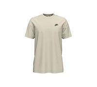 Nike Men's Shirt M NSW Club Tee, Sail/Black, AR4997-133, M