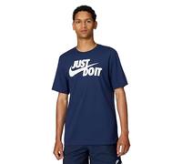 Nike Men's Shirt M NSW Tee Just Do It Swoosh, Midnight Navy/White, AR5006-410, M