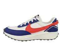 Nike Men's Shoes Waffle Debut Swoosh, Phantom/Habanero Red-Old Royal, DV0527-001, 42.5 EU (9 US)