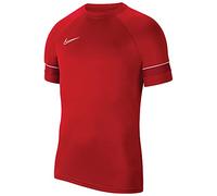 Nike Mens Top M NK DF Acd21 Top SS, University Red/White/Gym Red/White, CW6101-657, XS
